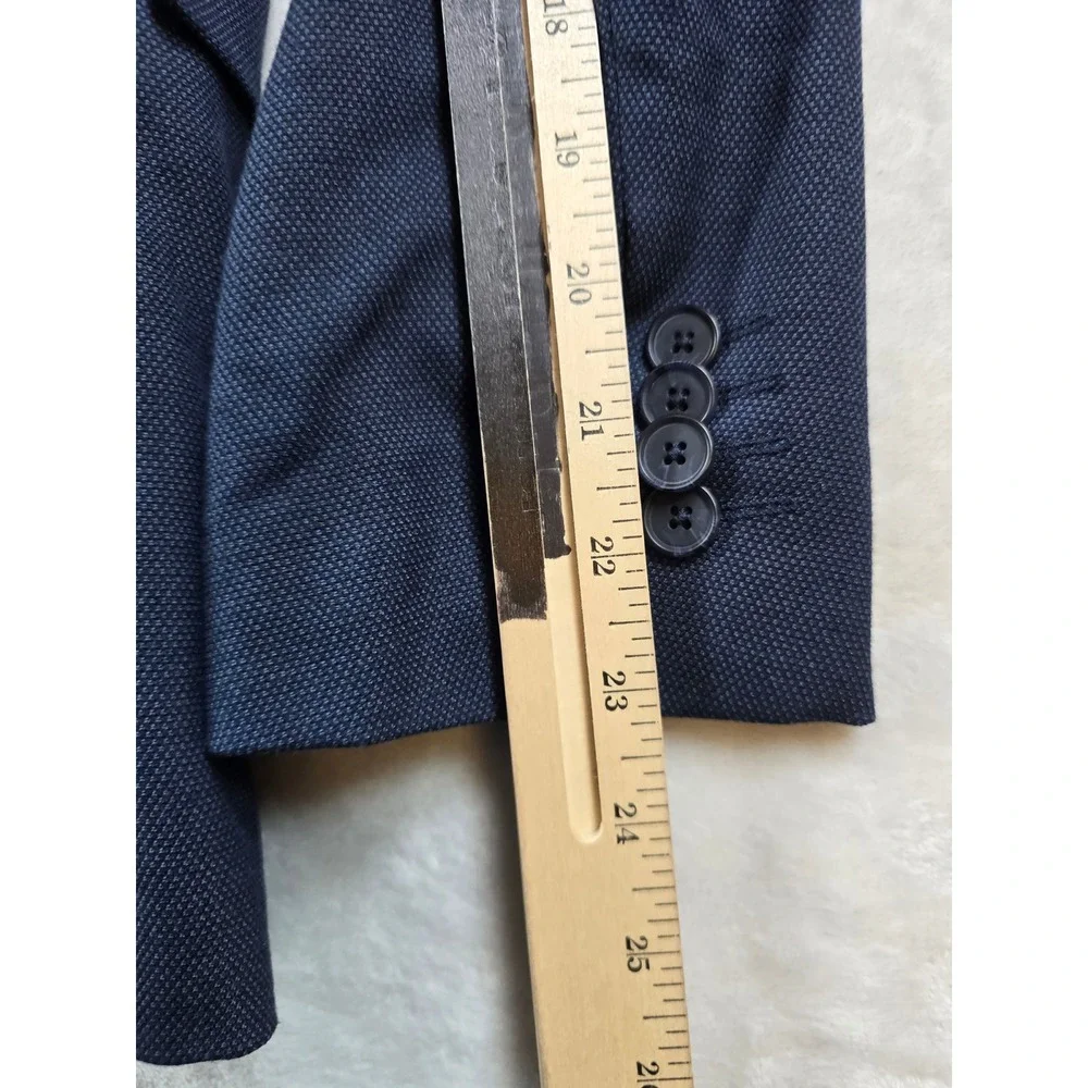 Banana Republic Suit Set Mens 38S 2 Piece Pants 32x29 Navy Blue Standard Fit
